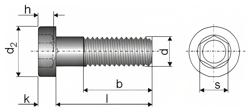 DIN 6912 – Technical drawing