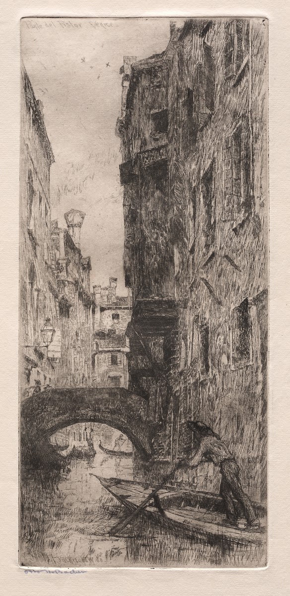 Ponte del Pistor Venice 1880