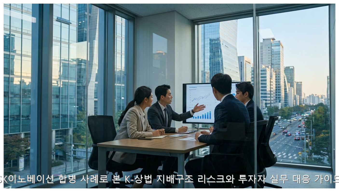 SK이노베이션 합병 대응 및 K-상법 리스크 실무 가이드 핵심 안내 및 분석 인포그래픽 (7)