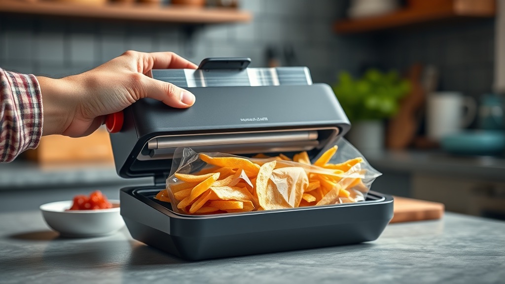 Mini Selladores de Bolsas Térmicos - Snacks y Alimentos Siempre Crujientes