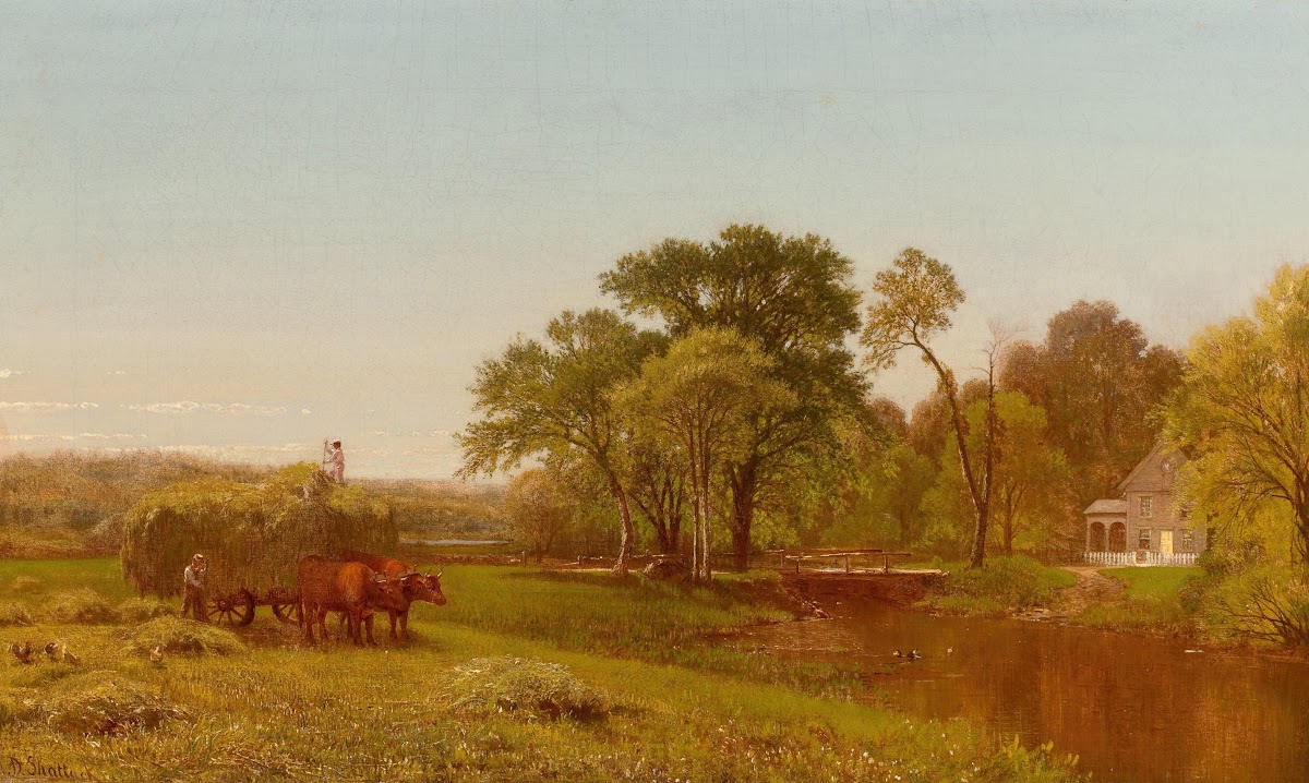 The Hay Wain Granby Connecticut circa 1870