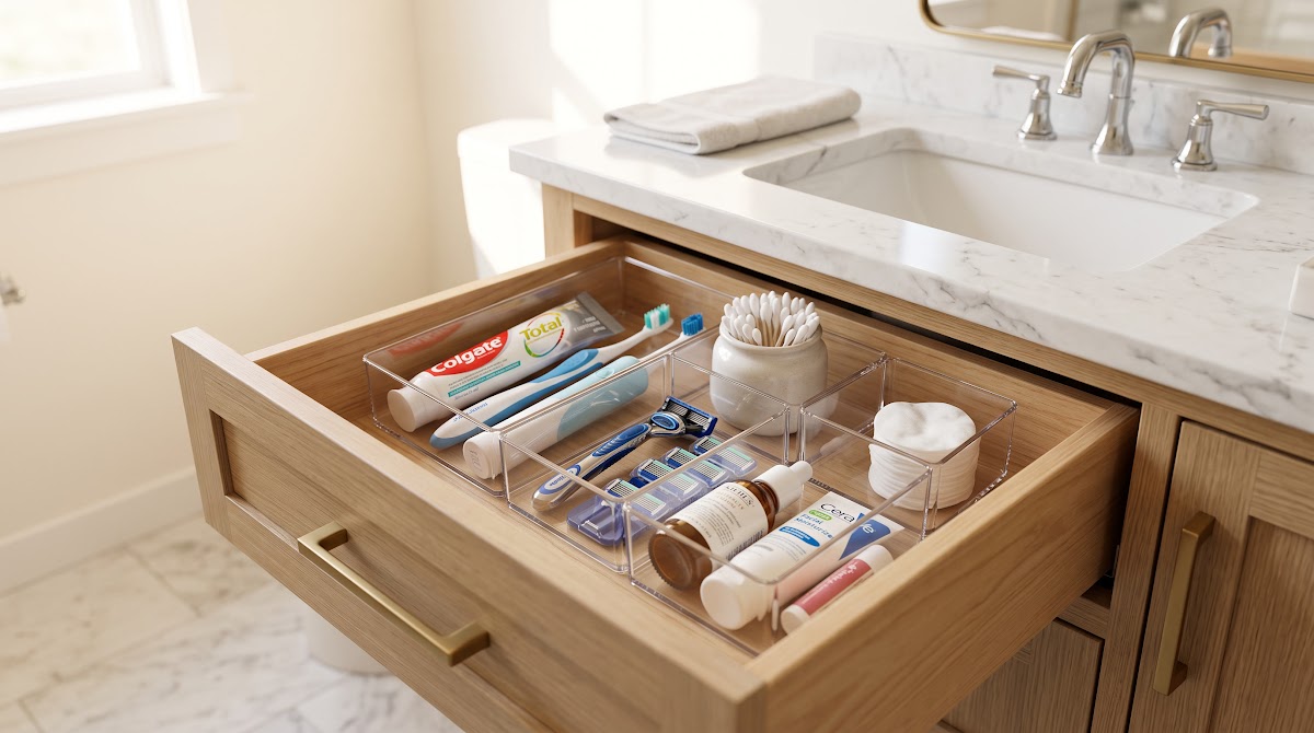 Best Bathroom Drawer Organizers for Small Bathrooms (2026) - BEST COMPACT — IN CONTEXT