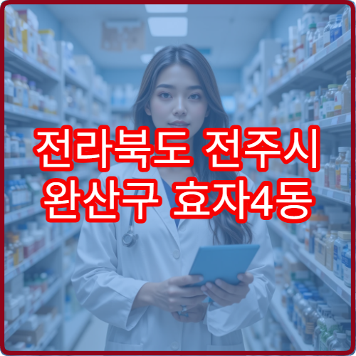 전라북도 전주시 완산구 효자4동 야간 영업 약국 모음 – 효자4동 야간 영업 약국·심야 약국 가이드