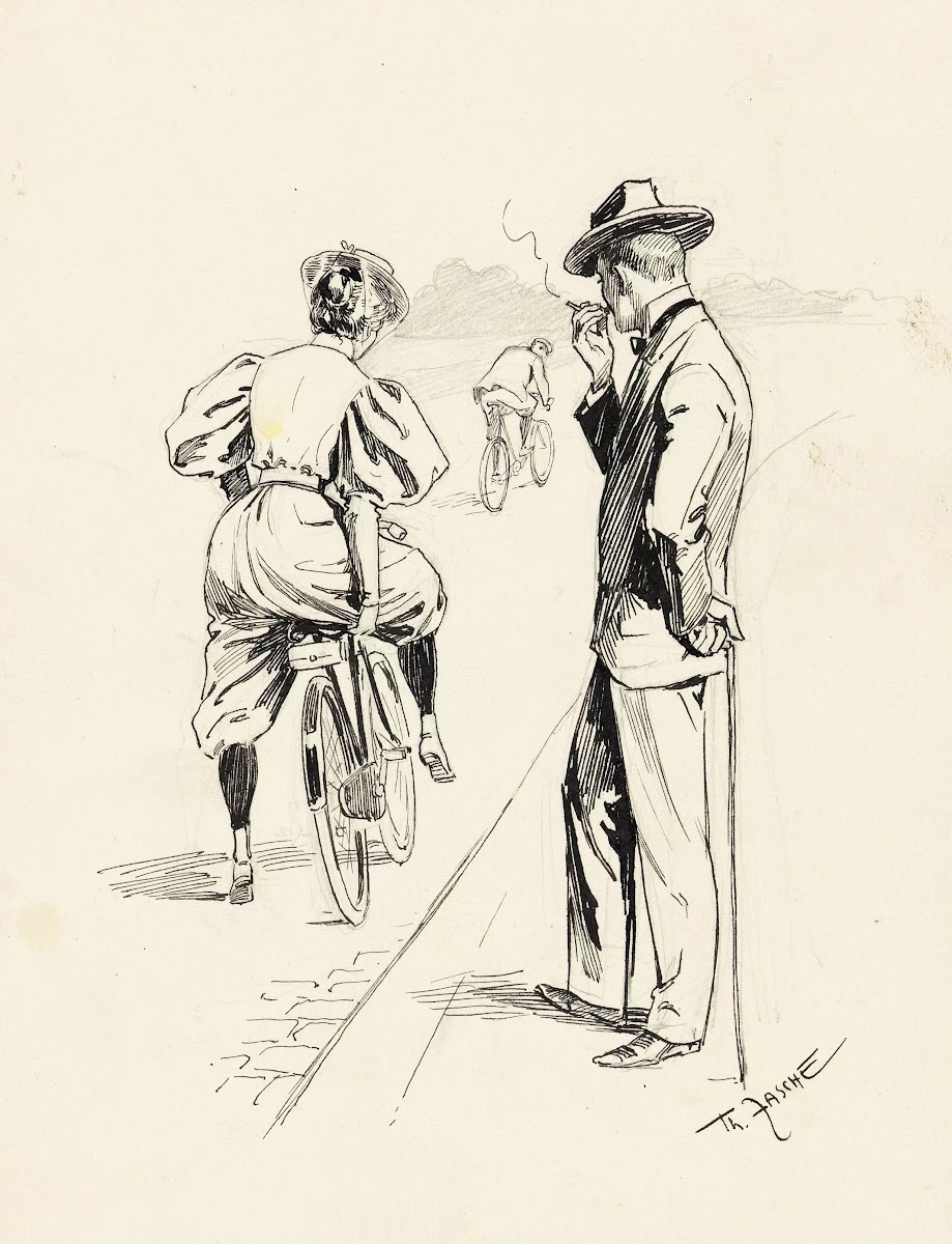 Studie zu Radfahrsport 1900