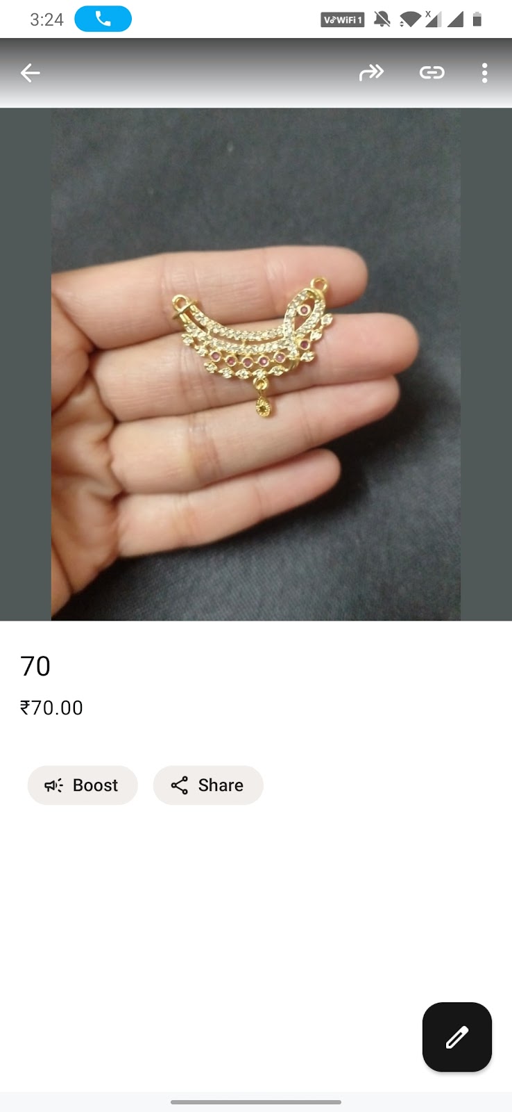 American Diamond pedent LL