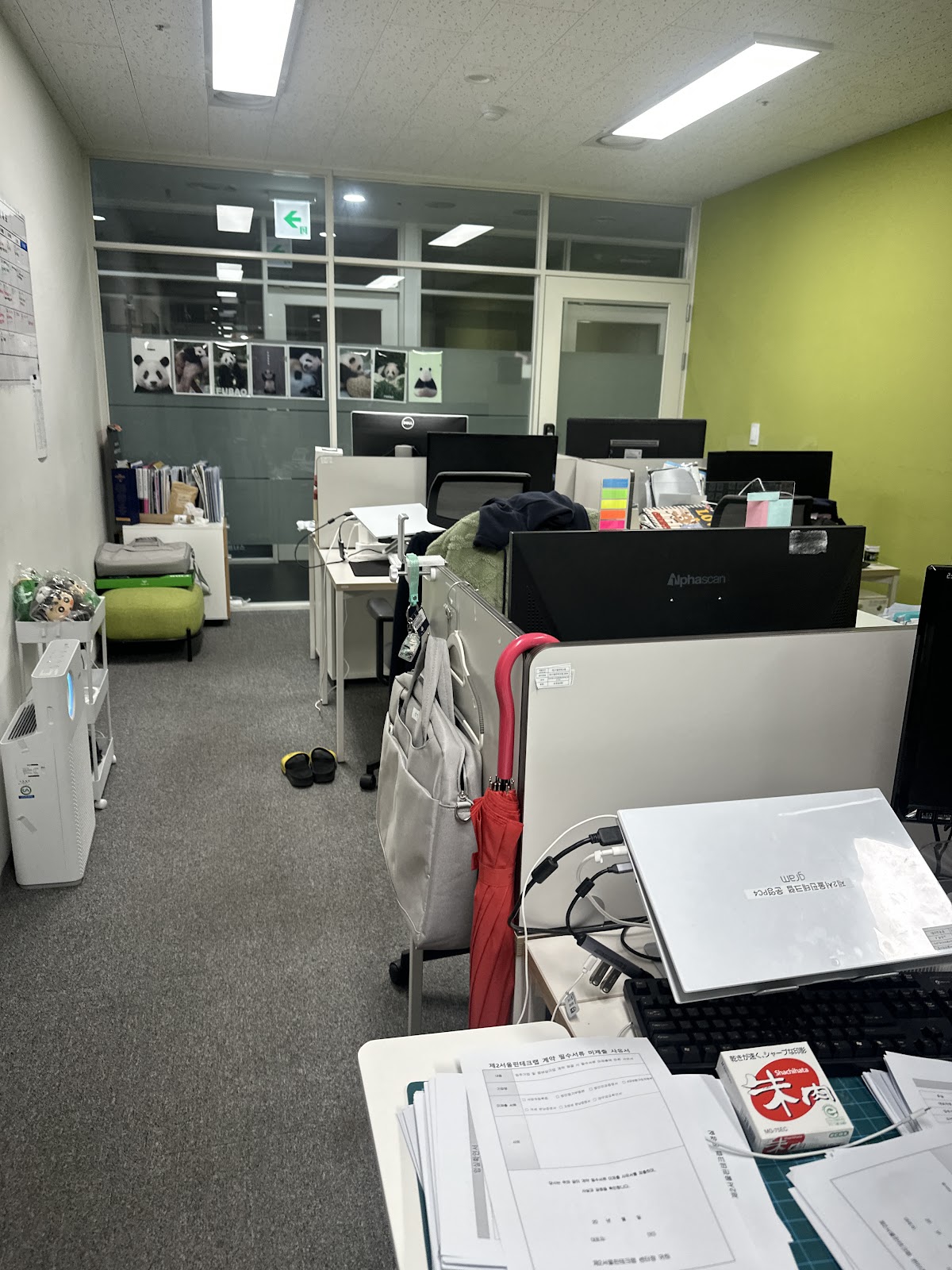 고양시 일산동구 동문굿모닝타워 사무실청소 보양 작업