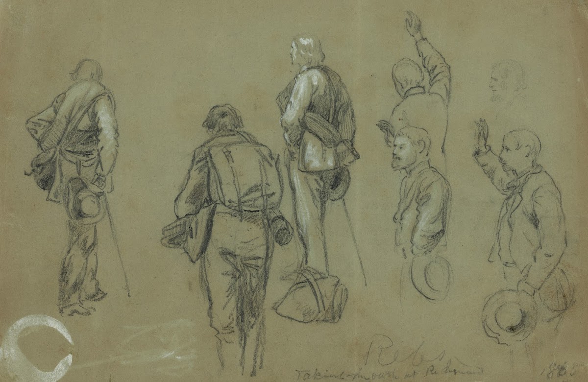 Rebs taking the oath at Richmond 1865