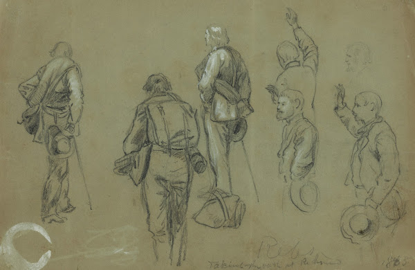 Rebs taking the oath at Richmond 1865