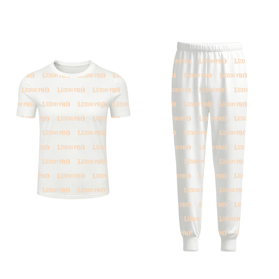 AOP Universal Round Neck Short Sleeve US Size + Universal Sweatpants Set