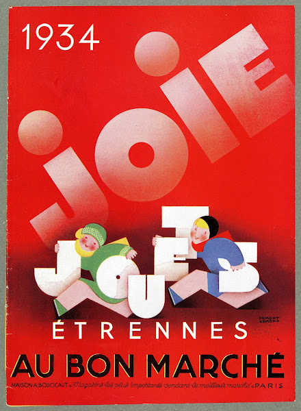 Au Bon Marché  Joie jouets étrennes 1934