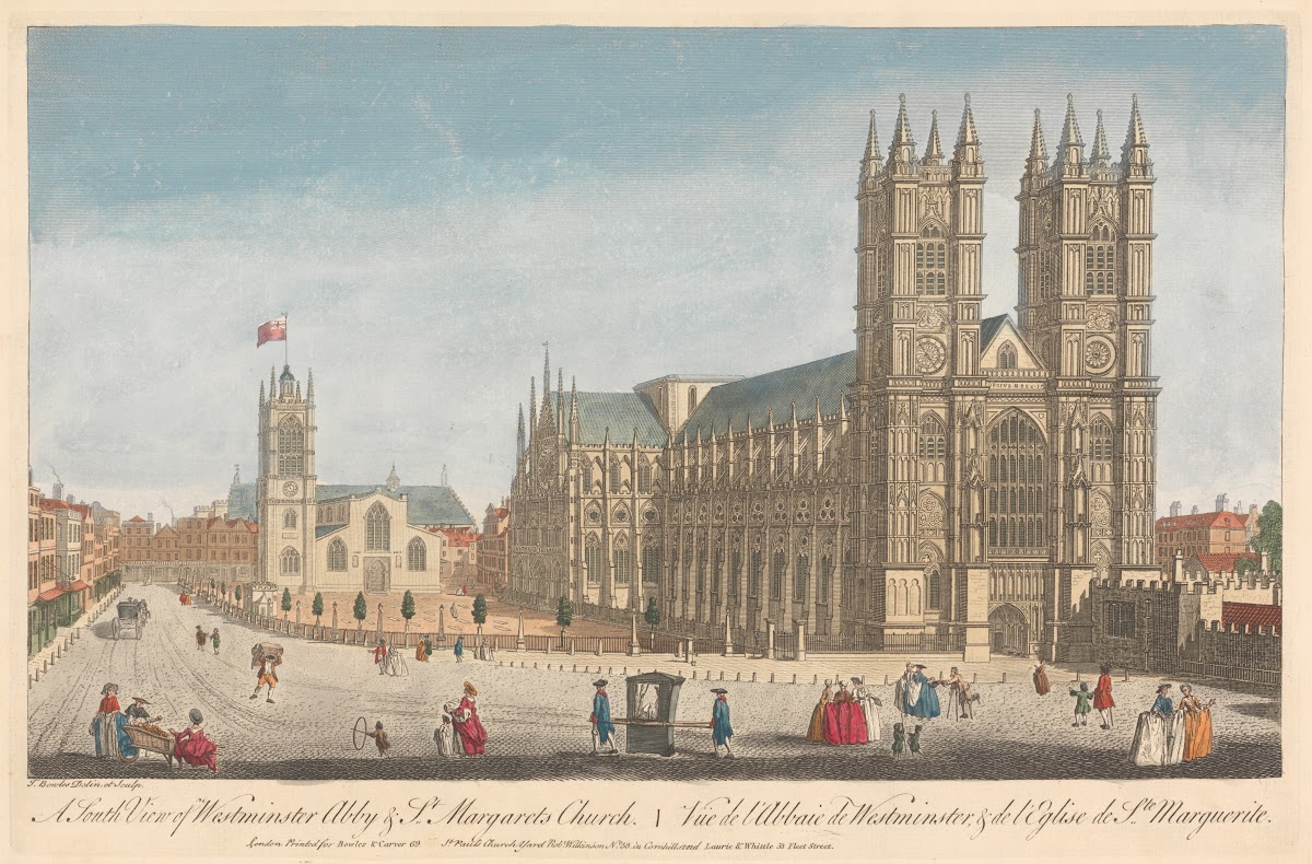 A South View of Westminster Abby  St Margarets Church