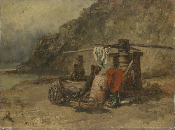 Strandgezicht met kaapstanders 1840   1865
