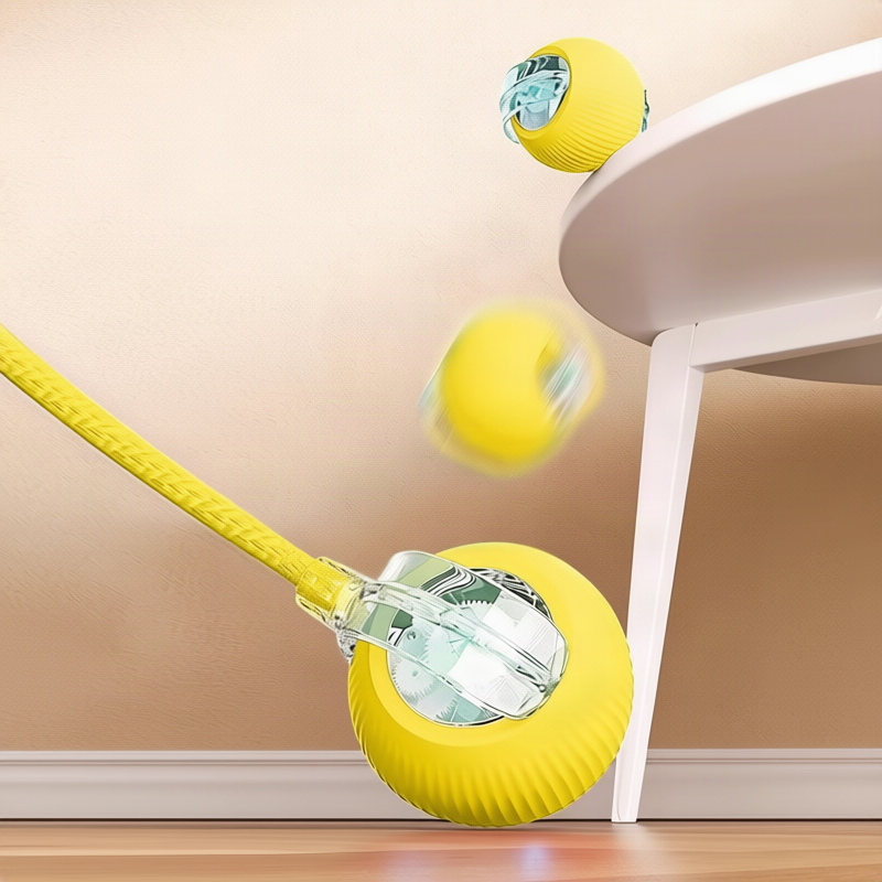Gummi-Spielball für Hunde mit Schwanz