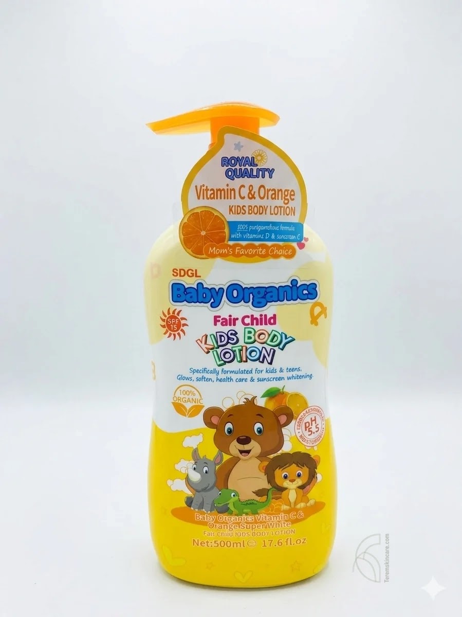 Baby Organics Fair Child Vitamin C & Orange Kids Body Lotion