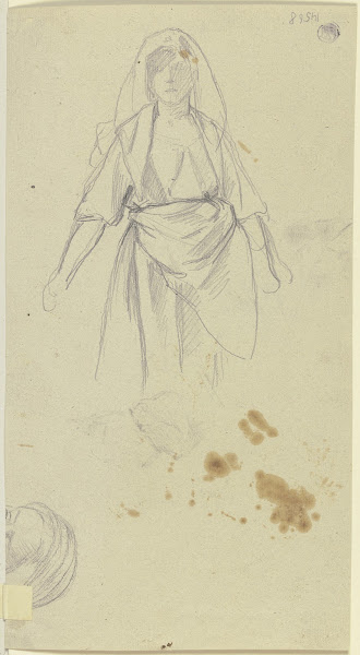 Farmwoman with headscarf