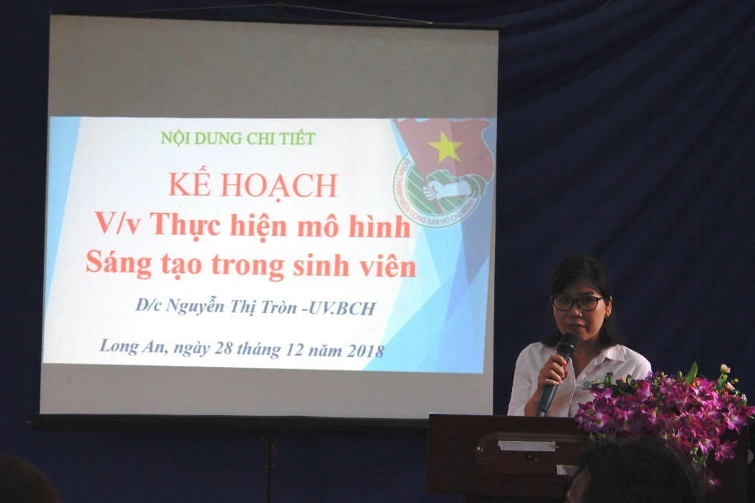 Giúp đoàn viên, sinh viên hiểu được mô hình sáng tạo là gì, những lợi ích khi tham gia chương trình không chỉ phát triển khả năng sáng tạo mà còn hỗ trợ cho việc học tập của đoàn viên, sinh viên
