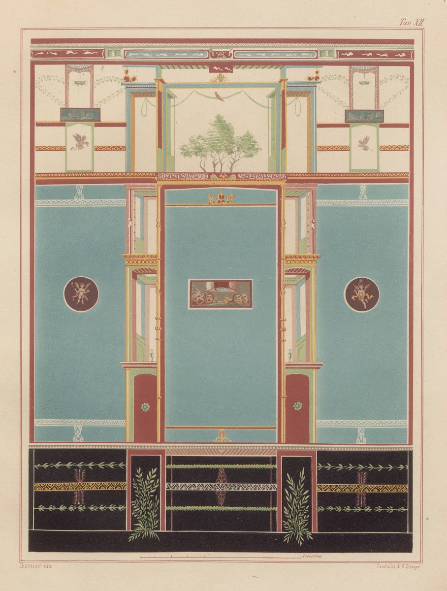 The most beautiful walls in Pompeii Pl19 1877