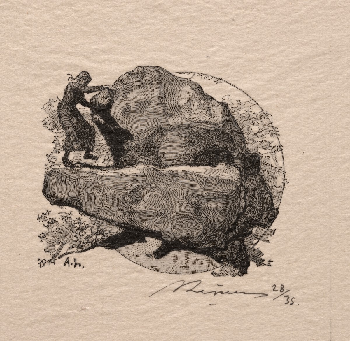La roche qui tremble 1890