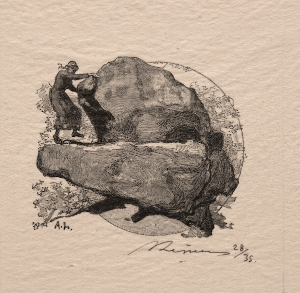 La roche qui tremble 1890