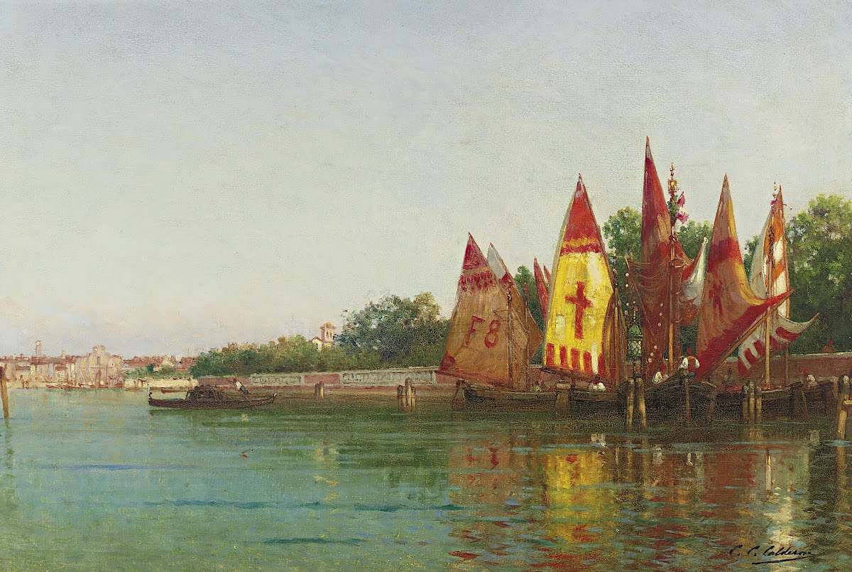Sailboats In Venice