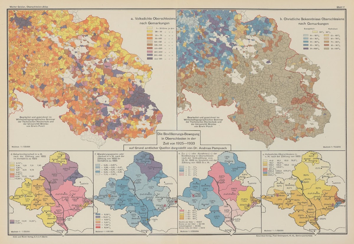 Verteilung der Bevolkerung 1938
