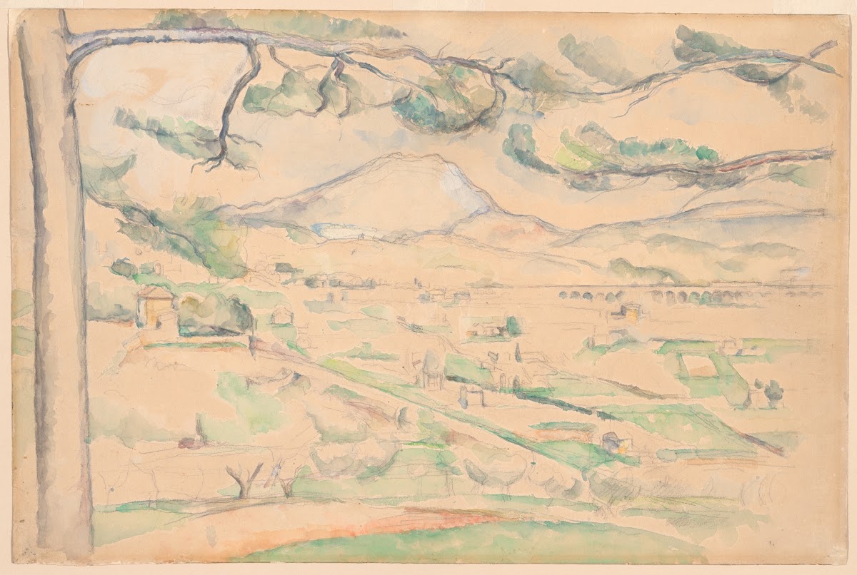Montagne Saint Victoire The Arc Valley c 1885