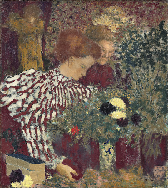 Woman in a Striped Dress 1895