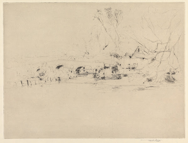 Old Mill on the Wandle at Mitcham 1899