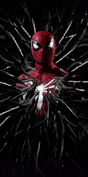 Caught In The Venomous Grasp Spider Man 2 4K iPhone Wallpaper Background