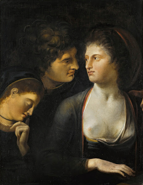 Lysander With Helena And Hermia FromA Midsummer NightS Dream