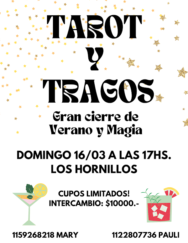 Tarot y Tragos - Cierre de Verano y Magia