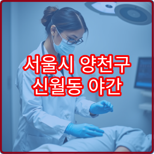 서울시 양천구 신월동 야간 진료 가능한 내과 야간 증상 악화 시 대응 정보
