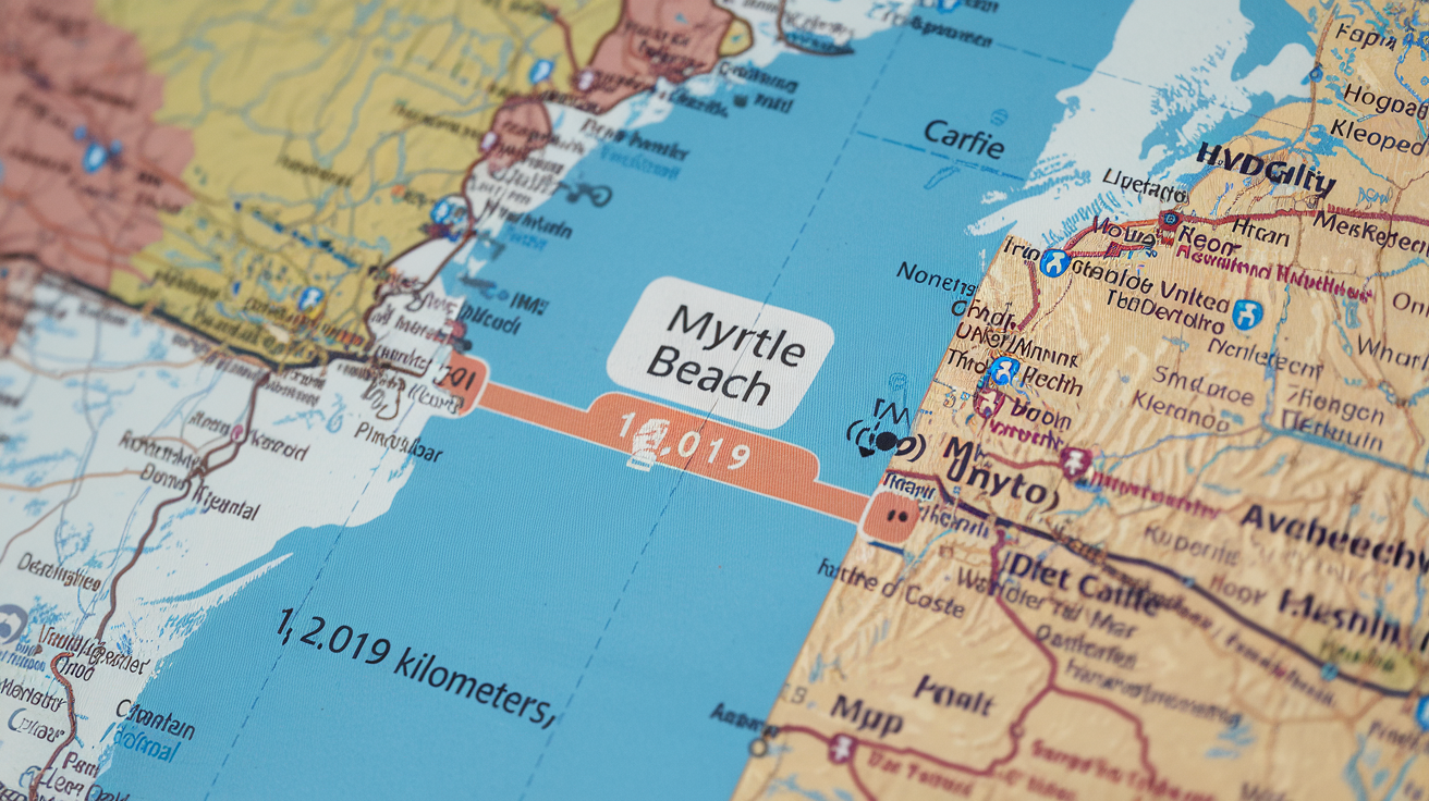 How Far Is Myrtle Beach From Major U.S. Cities?