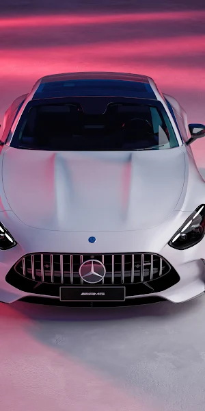 Mercedes-AMG Gt, AMG Gt, White Gt, Mercedes Gt 4K Wallpaper Background