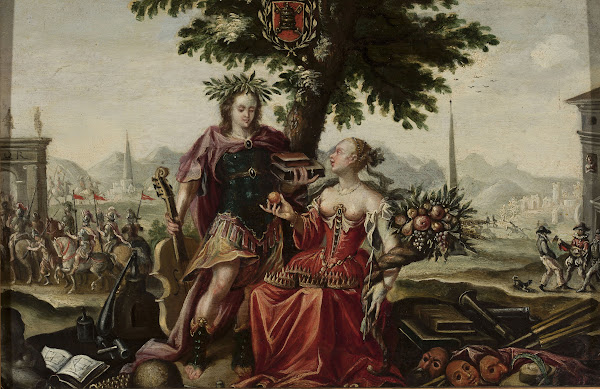 Allegory of Italy with Venus and Apollo