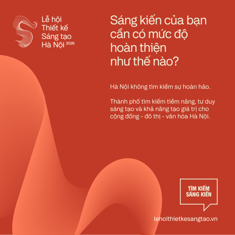 Lễ hội Thiết kế Sáng tạo Hà Nội 2026 chính thức mở đăng ký dự án và ý tưởng