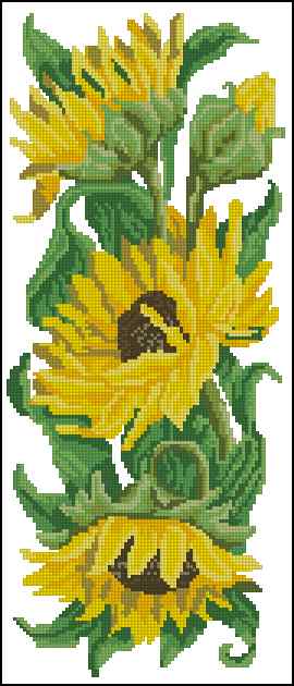 CMP 170038 Sunflowers Panel