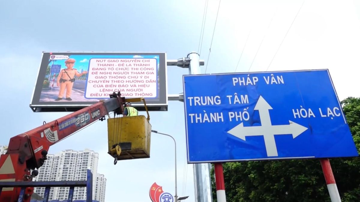 AI cảnh báo ùn tắc, gợi ý lộ trình thay thế - Đài Phát thanh và truyền hình Hà Nội