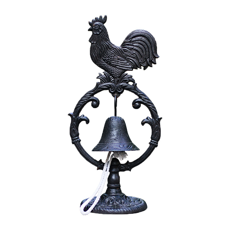 Cast Iron Table Bell, Rooster Design