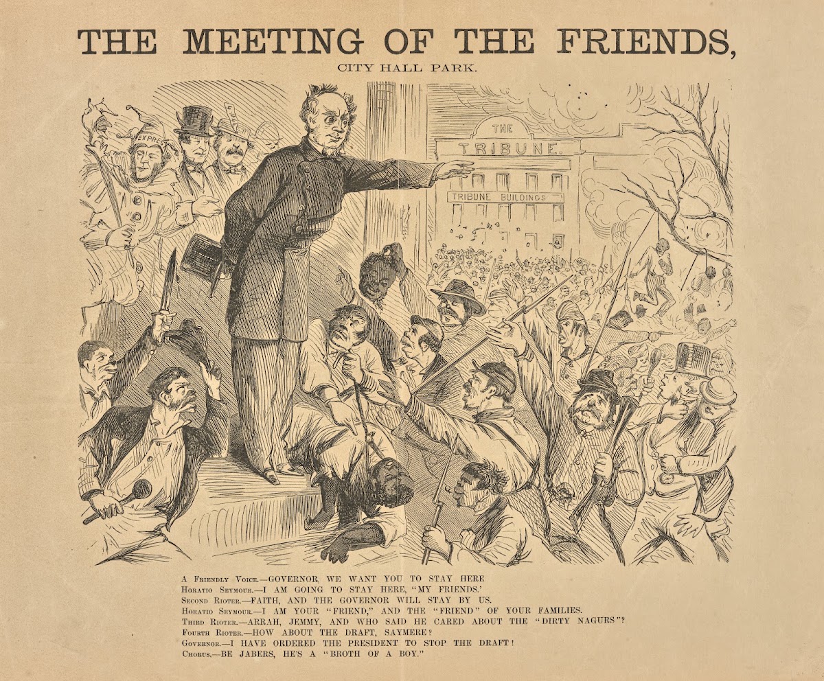 The meeting of the friends City Hall Park 1868