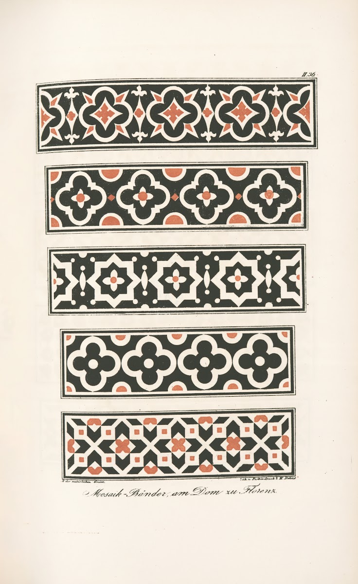 Mosaik Bäuder am Dom zu Frorenz 1842