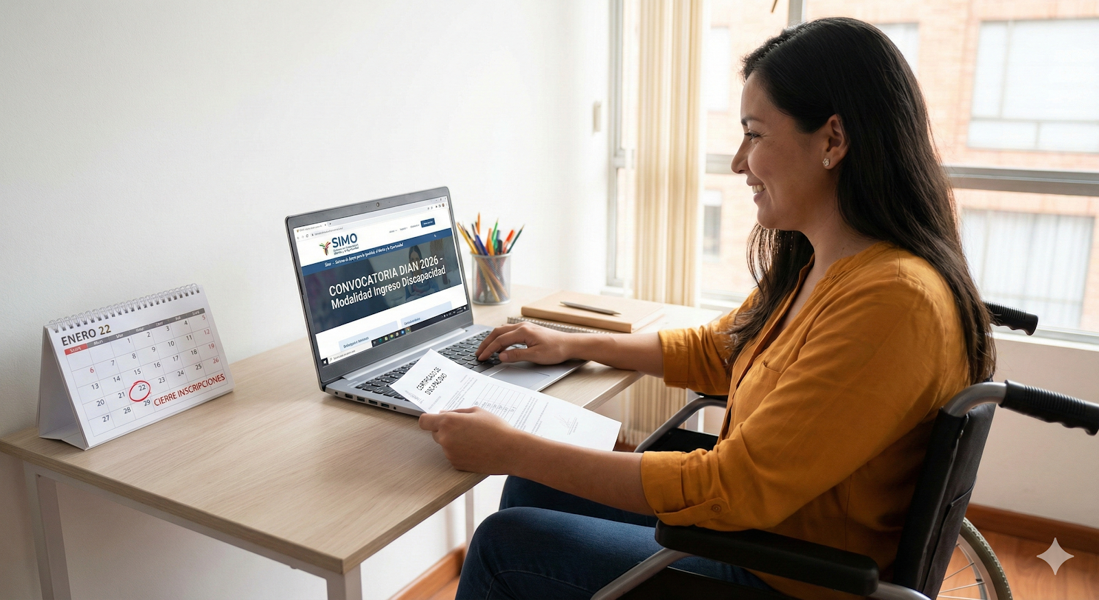 DIAN 2026: ¡Convocatoria inclusiva abierta hasta el 22 Enero!