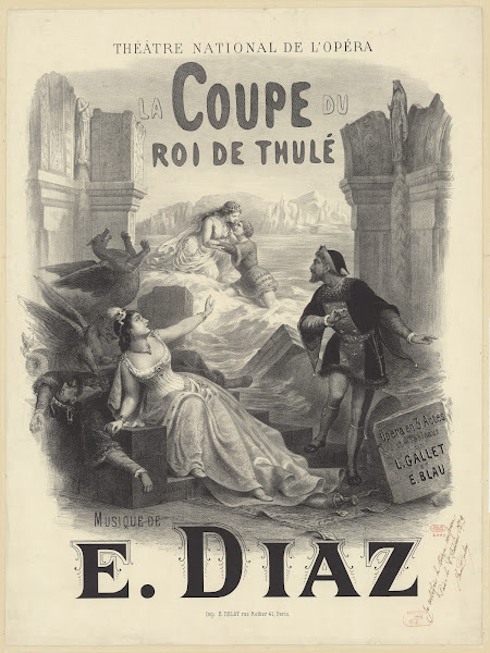 La Coupe du roi de Thulé opéra en 3 actes et 4 tableaux de L Gallet et E Blau 18