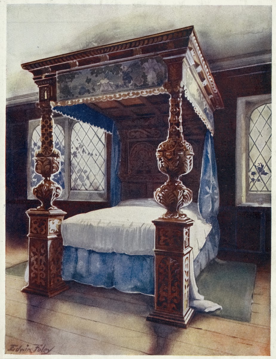 The littlecote bedstead The property of Vincent Robinson Esquire F S A Parnham D