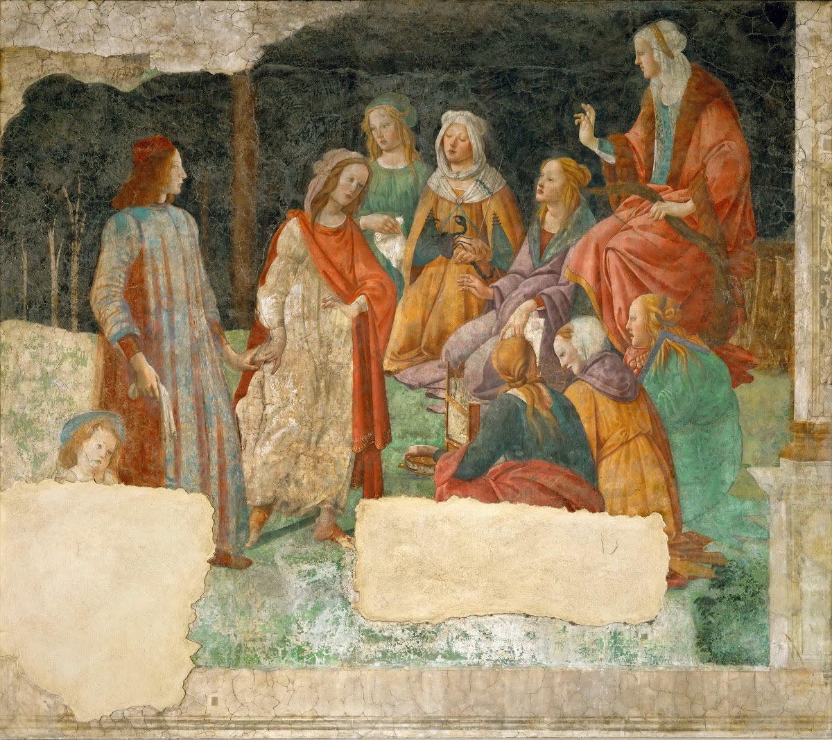 Young man before the Seven liberal arts ca 1484