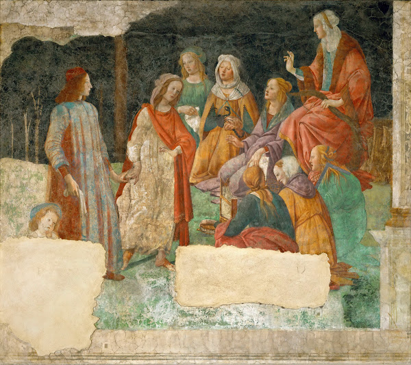 Young man before the Seven liberal arts ca 1484