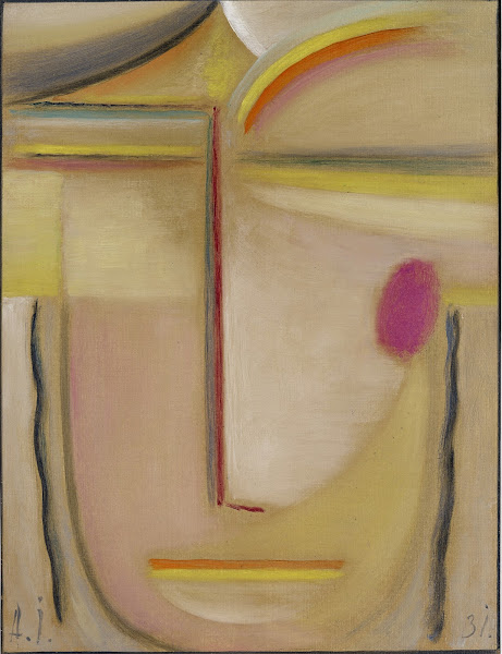 Abstract HeadGold and Pink 1931