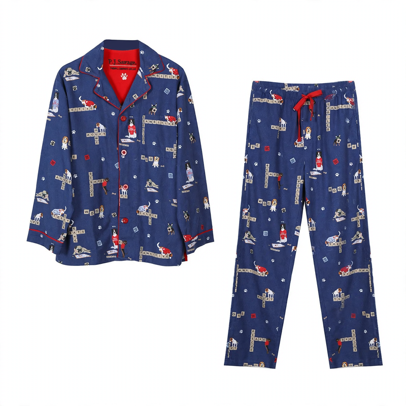 Men's Loungewear Set, insulated, brushed on both sides