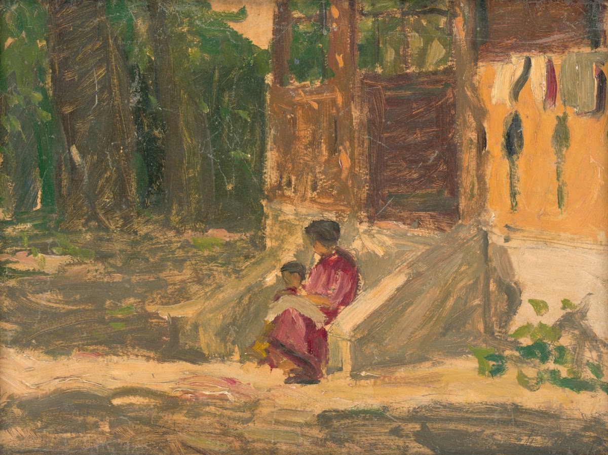 In front of a House 1920