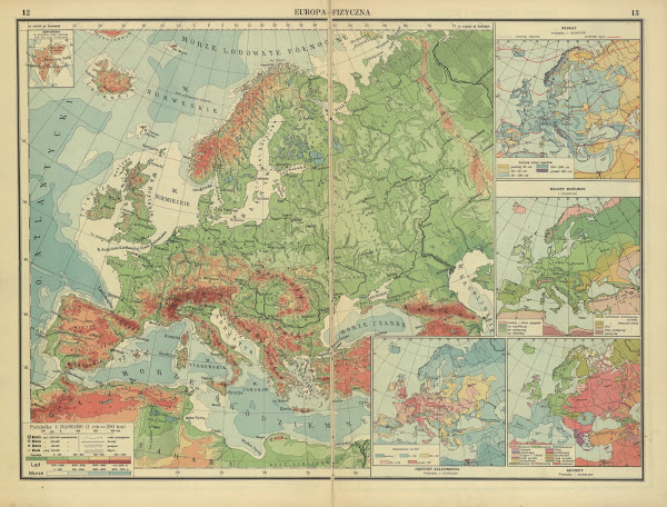 Europa fizyczna 1931